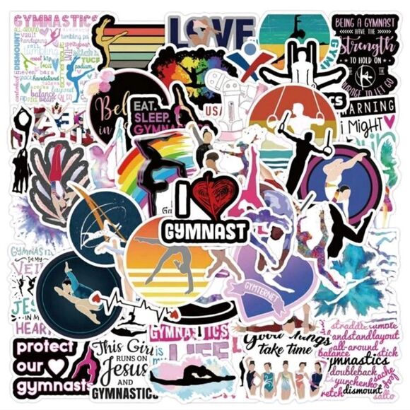 Gymnastics Assorted Stickers - Picture 5 of 5